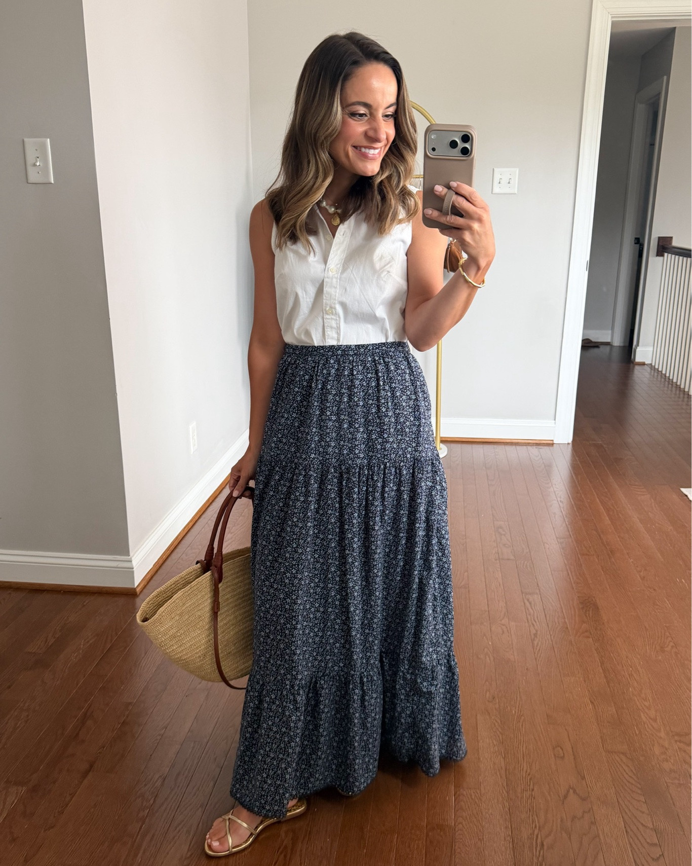 Comfortable and petite-friendly teacher outfit ideas with flats!

Outfit 1:
Skirt (Target): xs
Sleeveless white top (J.Crew Factory): xxs
Gold sandals (Sam Edelman): tts

Outfit 2:
Burgundy dress (LOFT): petite xxs
Short sleeve cardigan (Banana Republic Factory): xxs
Heels (Dolce Vita): tts

Outfit 3:
Navy cardigan (LOFT): petite xxs
Navy pants (Ann Taylor): petite 00 / 10.5” rise / 25” inseam - wearing curvy fit, will link both fits
Tote bag (Quince)
Pointed toe flats: tts

My measurements for reference: I’m 4’10” and 105lbs. My bust, waist, and hip measurement is 32”, 24”, and 36”.

#LTKPetite #LTKWorkwear #LTKSeasonal