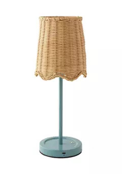 Crown & Ivy™ Society Social x Crown & Ivy™ Wavy Wicker Table Lamp | Belk
