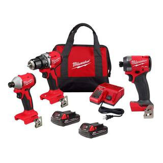 M18 18V Lith-Ion Brushless Cordless Drill/Impact Combo Kit (2-Tool) w/(2) 2.0 Ah Battery, Charger & Impact Driver | The Home Depot