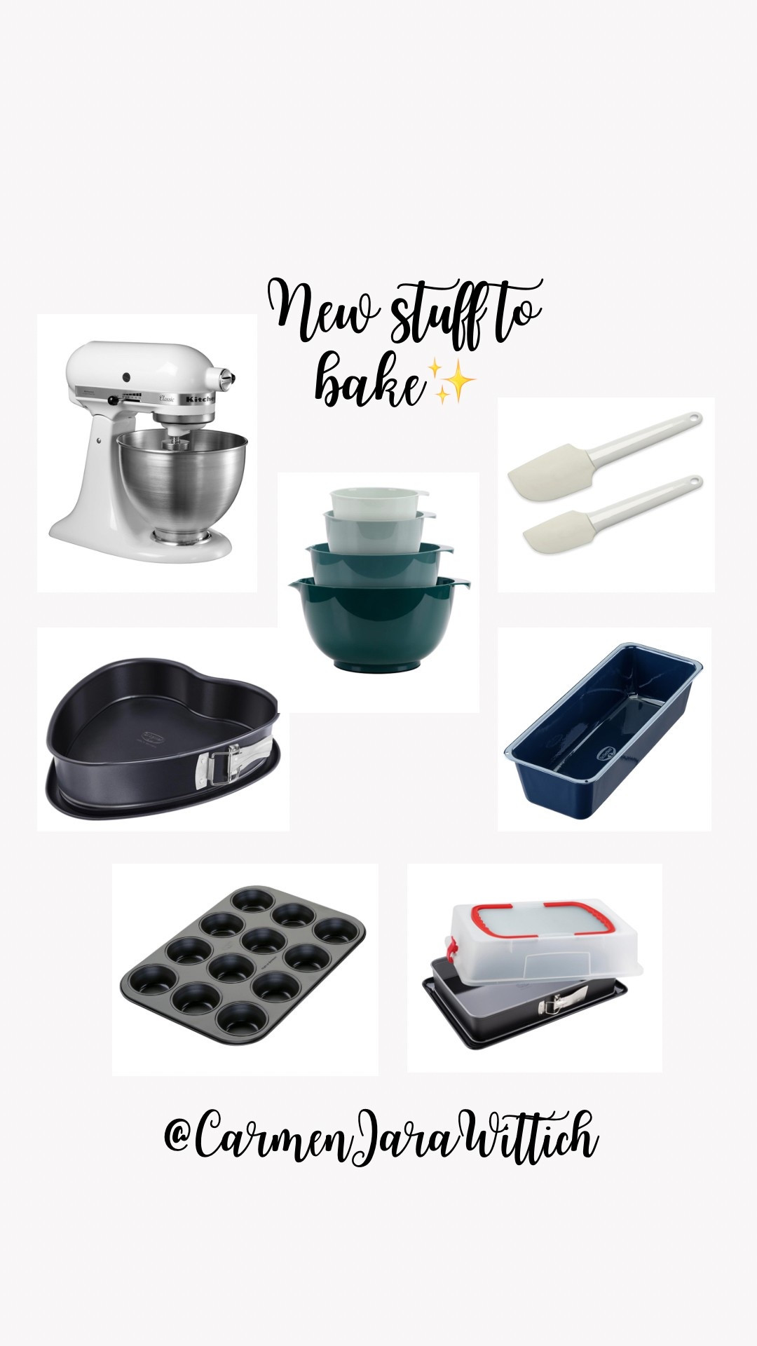 Found my love for baking again. So I stocked up my kitchen. 

#baking #kitchenaid #küchenmaschin #backform #backen #küchengeräte #carmenjarawittich

#LTKdeutschland #LTKhome #LTKwedding