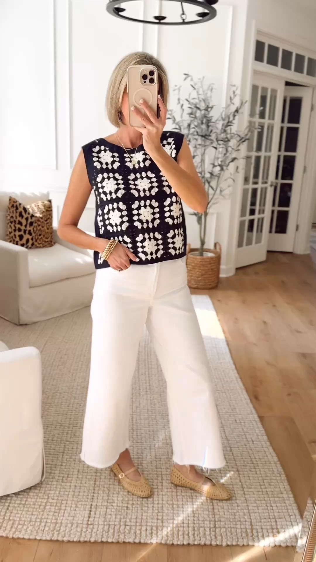 Prettiest little crochet sweater - perfect for spring and summer - wearing size small 



#LTKOver40 #LTKootd #LTKSeasonal