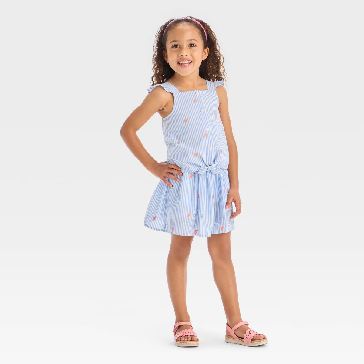 Toddler Girls' Palm Printed Top & Skort Set - Cat & Jack™ | Target