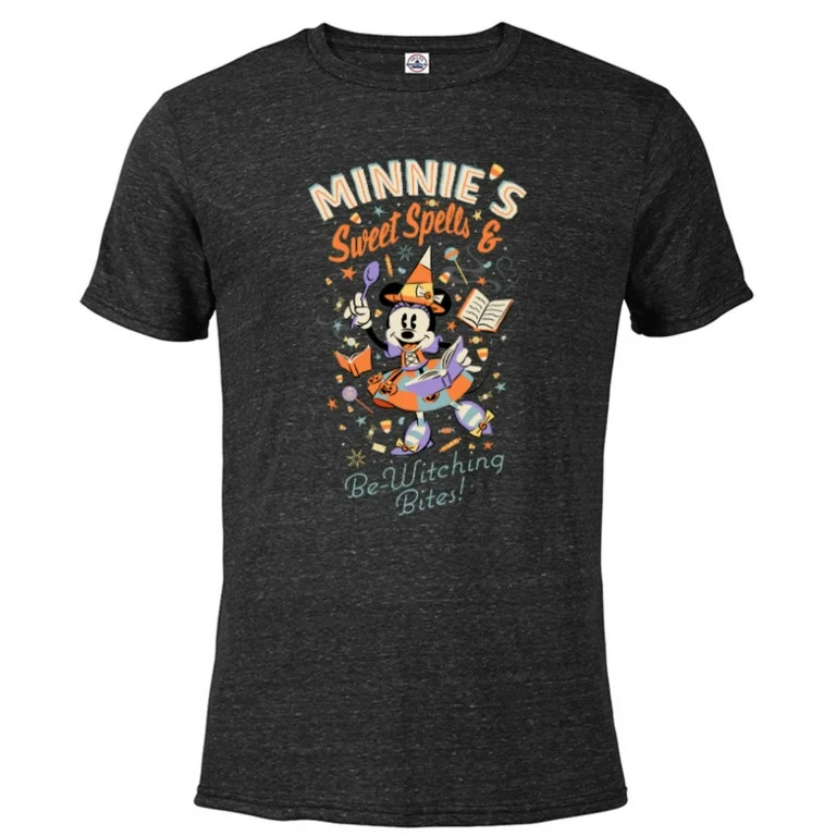Disney Minnie’s Sweet Spells & Be-Witching Bites Halloween - Short Sleeve Blended T-Shirt for A... | Walmart (US)