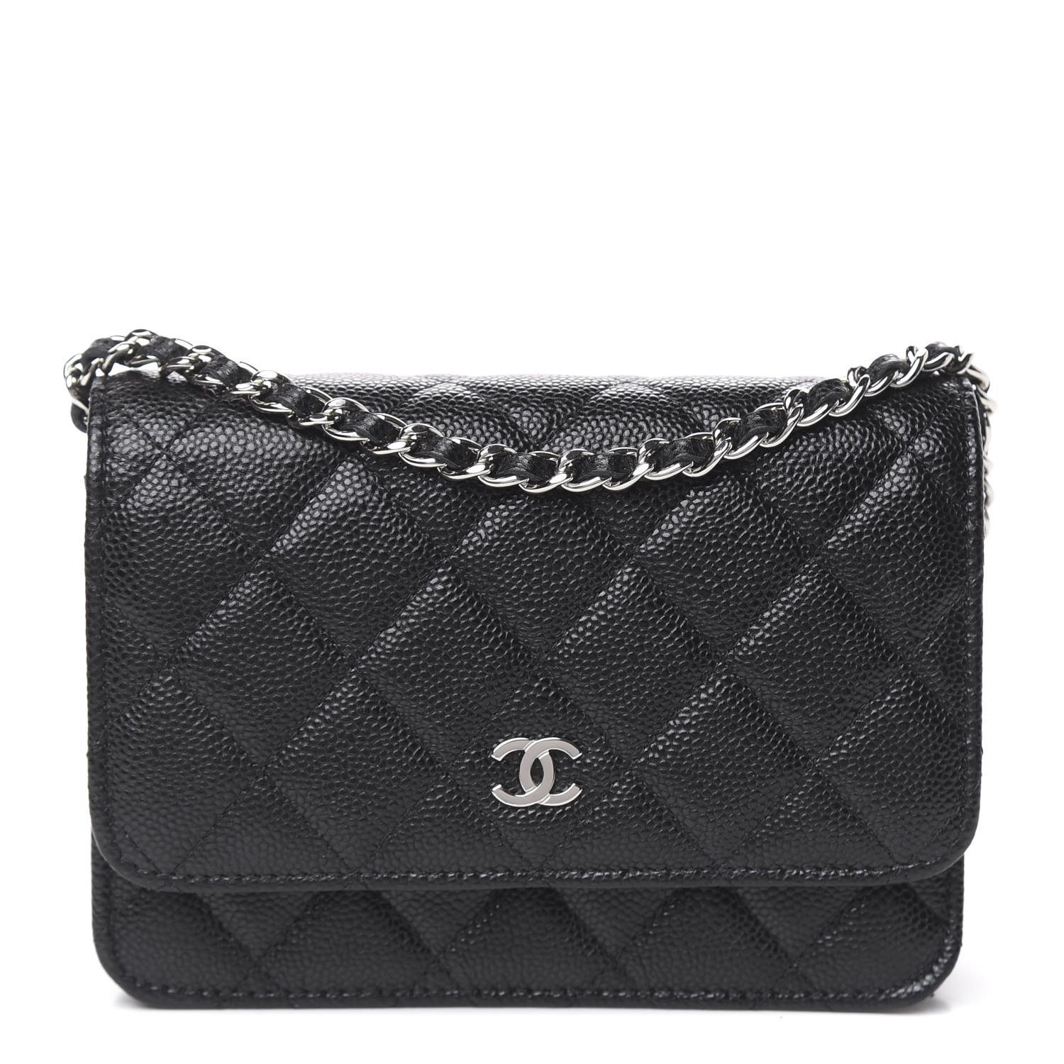 CHANEL

Caviar Quilted Mini Wallet On Chain WOC Black | Fashionphile