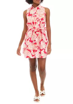 Crown & Ivy™ Women's Printed Button Front Dress | Belk