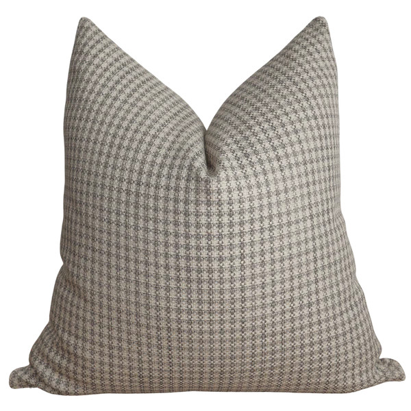 Gentleman's Checkered Plaid Pillow Cover | Hackner Home (US)