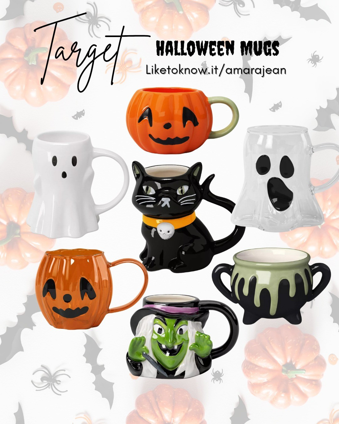 Halloween Mugs👻🐈‍⬛🔮💀🎃☕

#LTKHome #LTKSeasonal #LTKFindsUnder50