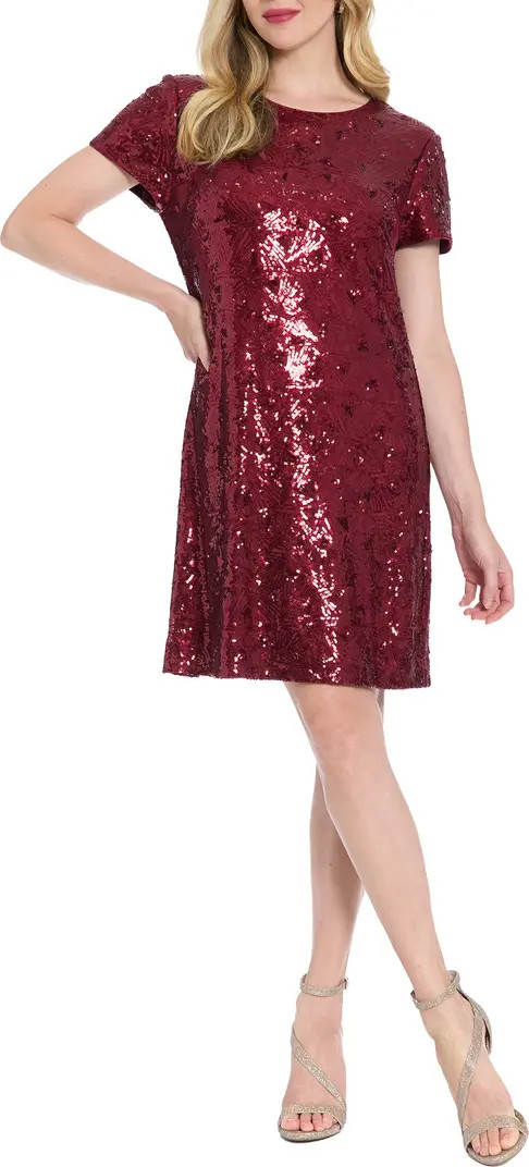 London Times Sequin Shift Dress | Nordstromrack | Nordstrom Rack