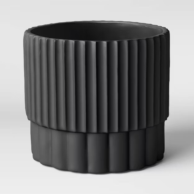 Indoor/Outdoor Geared Planter Black - Project 62™ | Target