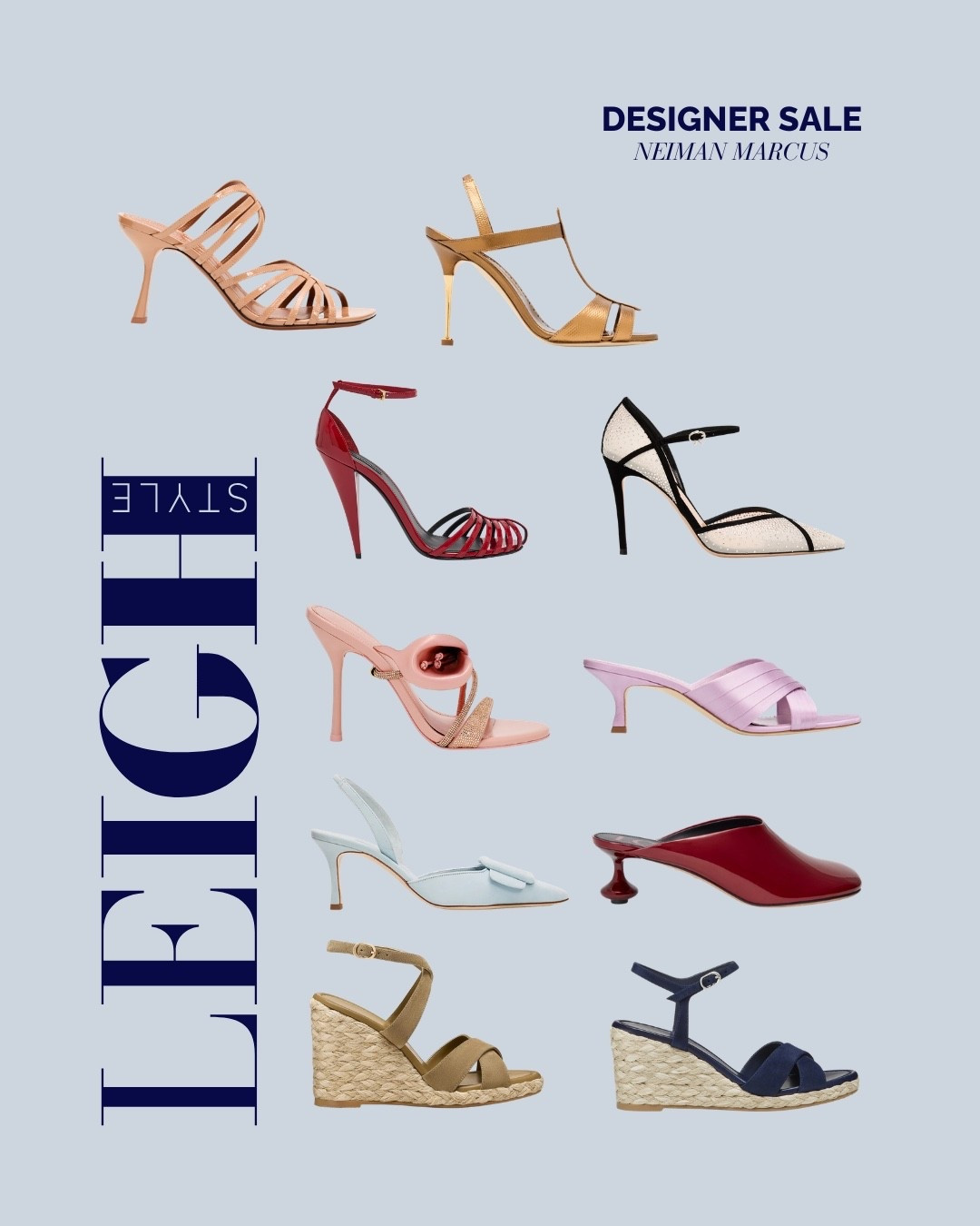 If shoes are your weakness, do not open this. Neiman Marcus designer sale and every pair is worth it.

#neimanmarcus #neimanmarcussale #designersale #designershoes #luxuryshoes #summershoes #heels #sandals #mules #wedgesandals #manoloblahnik #designerheels #shoelover #shoeaddict #summerstyle #fashionshoes #statementshoes

#LTKOver40 #LTKSaleAlert #LTKWedding