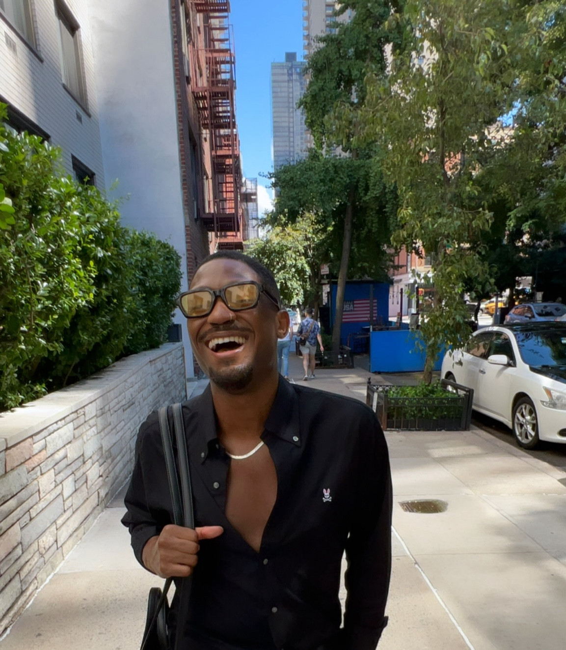 City Boy😛 #PyschoBunny #AllBlackOutfit #NewYorkCity