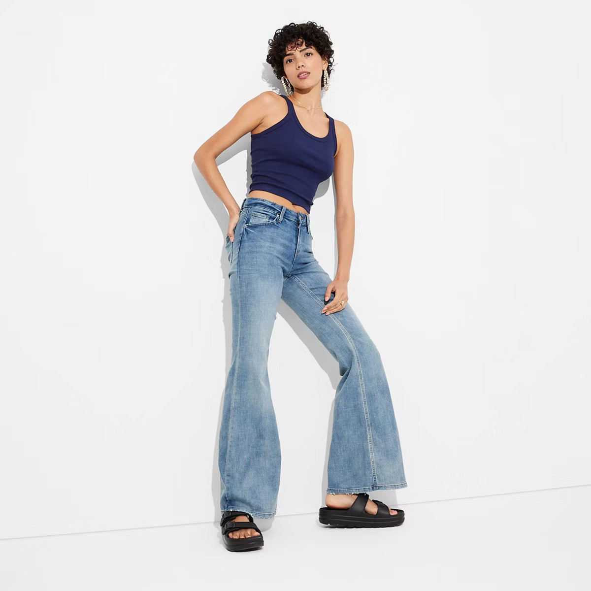 Women's Mid-Rise Flare Jeans - Wild Fable™ | Target