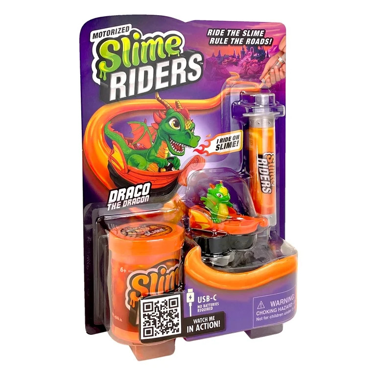 Slime Riders - Slime Race Track Builder with Motorized Rechargeable Car - Draco The Dragon | Walmart (US)