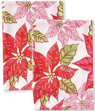 Southern Living Holiday Poinsettia Kitchen Towel Set | Dillard's | Dillard's