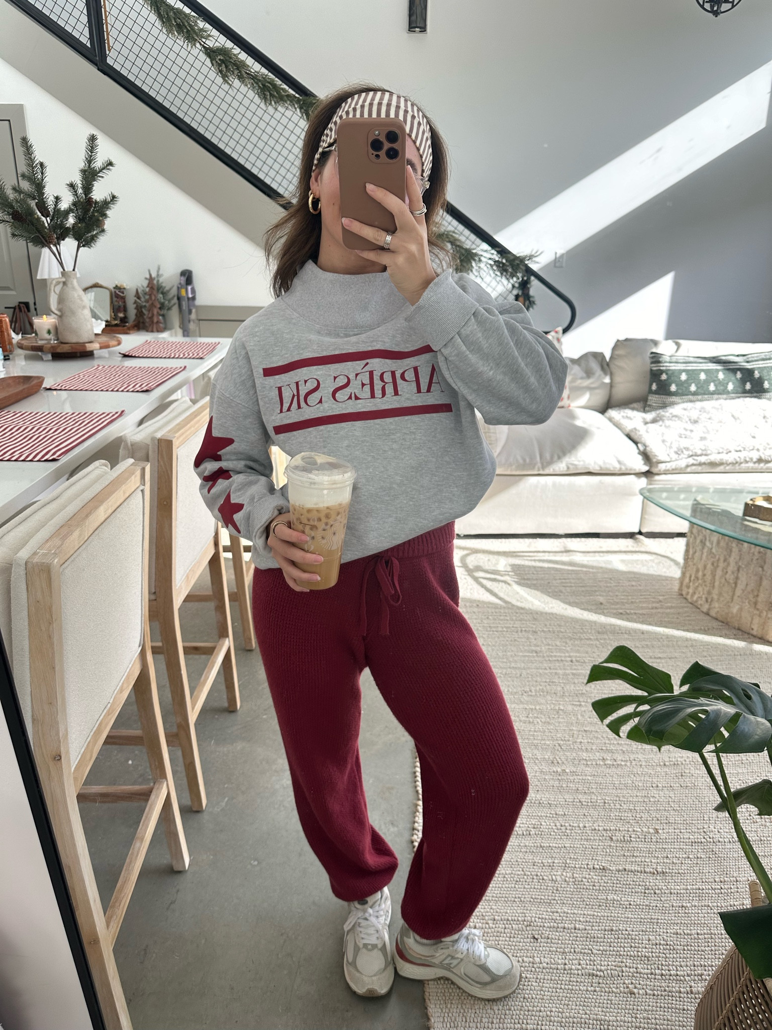 sunday reset cozy fit!!! wearing M in mock neck + small in joggers❤️🌟⛷️ 

#LTKStyleTip #LTKGiftGuide #LTKCyberWeek