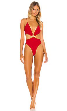 Michael Costello x REVOLVE Tobin One Piece in Flame from Revolve.com | Revolve Clothing (Global)