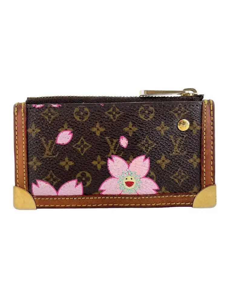 Louis Vuitton Cherry Blossom Zip Key Chain Wallet | Grailed | Grailed