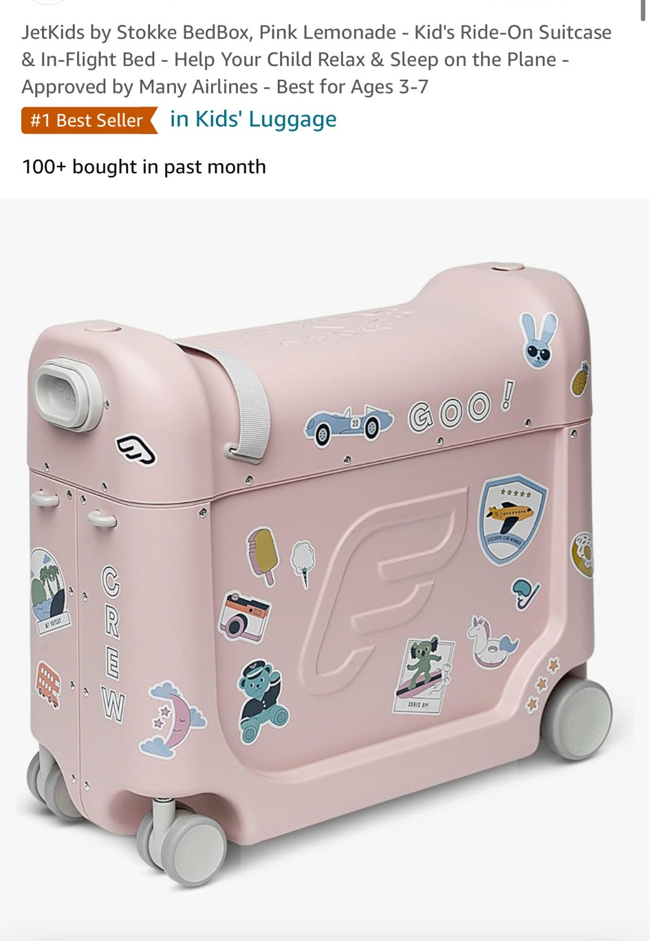 Amazon prime day deals - kids ride on luggage 

#LTKFamily #LTKTravel #LTKSaleAlert