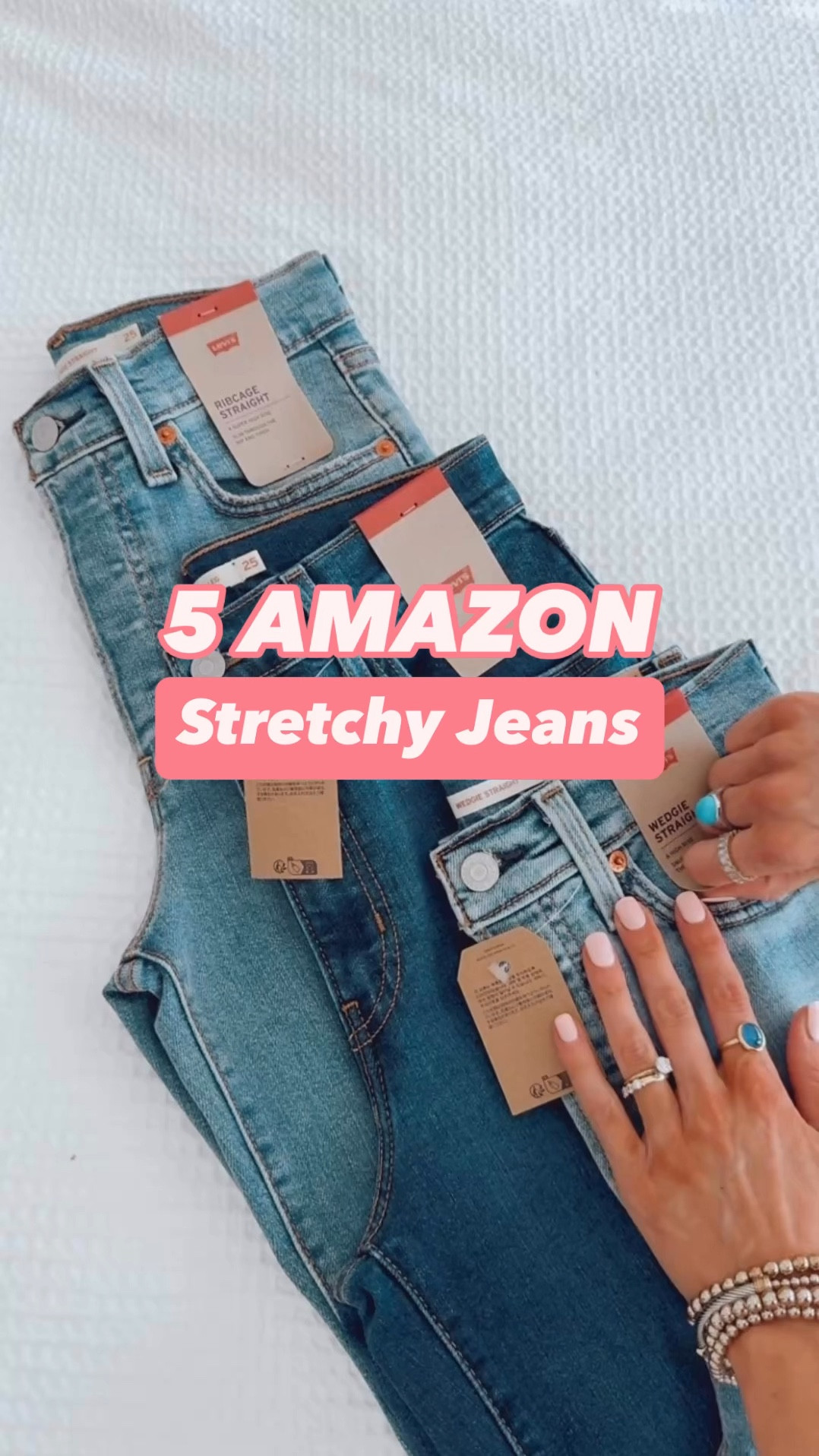 Wearing my true to size in each. Size up if need more room in butt hips and thighs for each except High Rise Wide Jeans.

#LTKSaleAlert #LTKSeasonal #LTKFindsUnder50