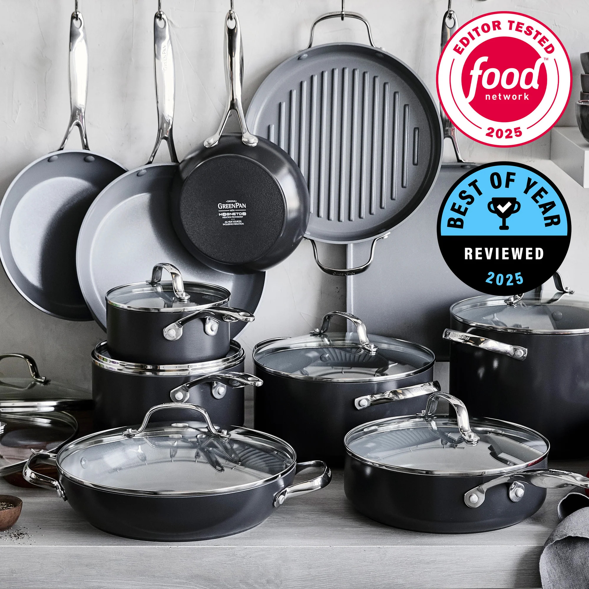 Valencia Pro Ceramic Nonstick 23-Piece Cookware Set | GreenPan