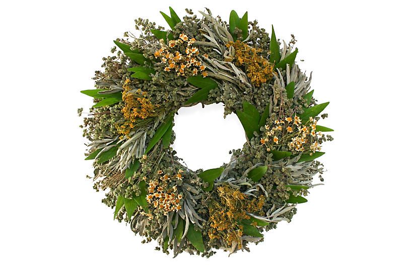 Herbal Wreath | One Kings Lane
