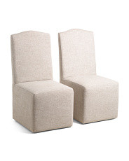 Set Of 2 20x40 Cammy Slipcover Look Dining Chairs | Chairs & Seating | Marshalls | Marshalls