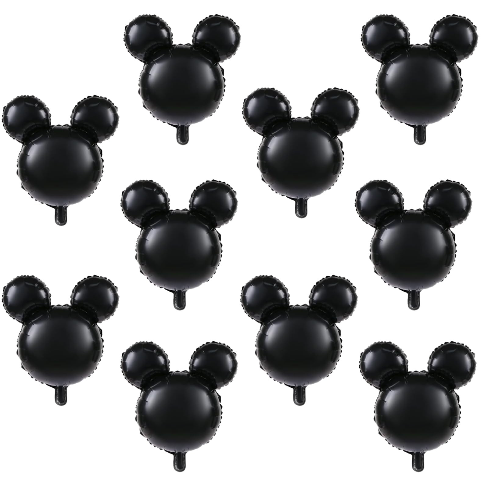 10pcs 24inch Black Mylar Balloons - Mouse Birthday Party Decorations and Supplies | Amazon (US)