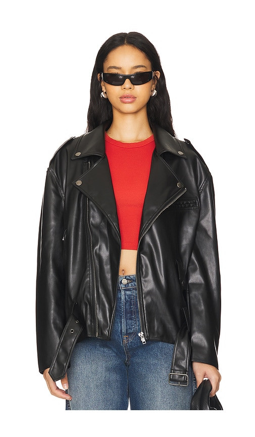 AFRM Blaise Jacket in Black. - size L | Revolve Clothing (Global)