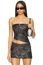 Faux Suede Corset Top
                    
                    Jaded London | Revolve Clothing (Global)