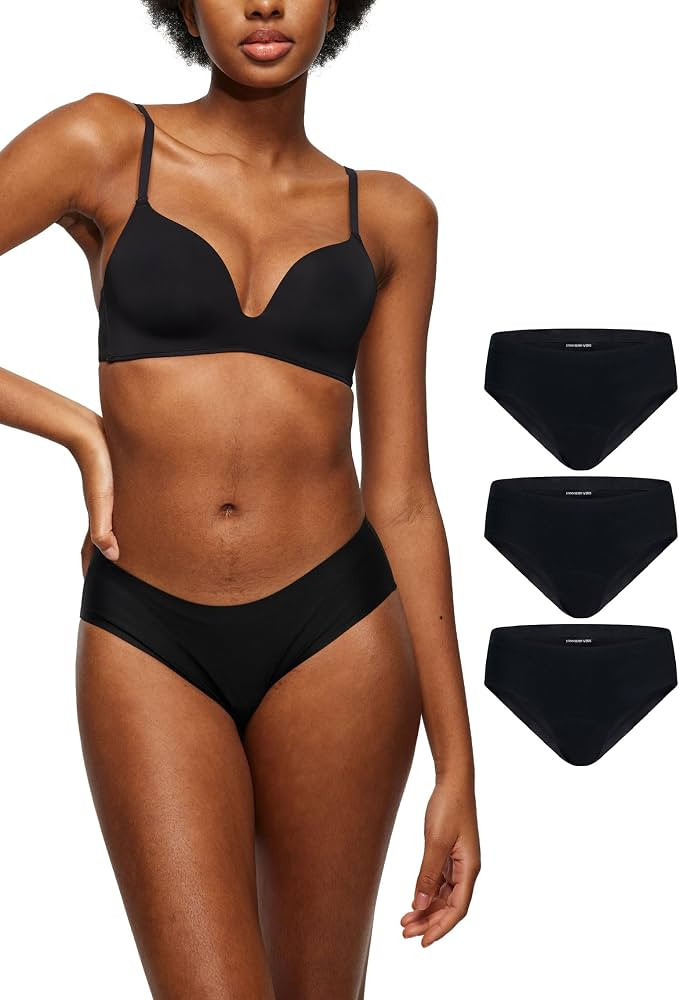 LEAKPROOF2.0 Seamless Bikini Period Underwear for Women | Period Panties Holds 6 Tampons | Mild I... | Amazon (US)