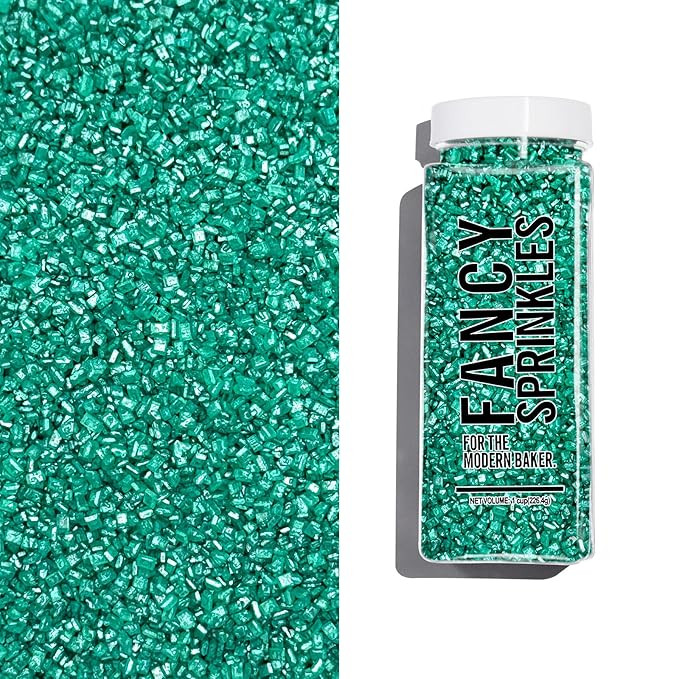 Fancy Sprinkles Limited Edition St. Patty's Day Emerald Green Fancy Sugar Pearlescent, Sparkly Su... | Amazon (US)
