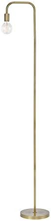 Globe Electric Holden 70" Floor Lamp, Matte Brass, In-Line On/Off Foot Switch 67068, Shadeless | Amazon (US)