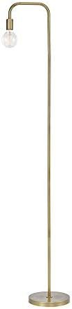 Globe Electric Holden 70" Floor Lamp, Matte Brass, In-Line On/Off Foot Switch 67068, Shadeless | Amazon (US)