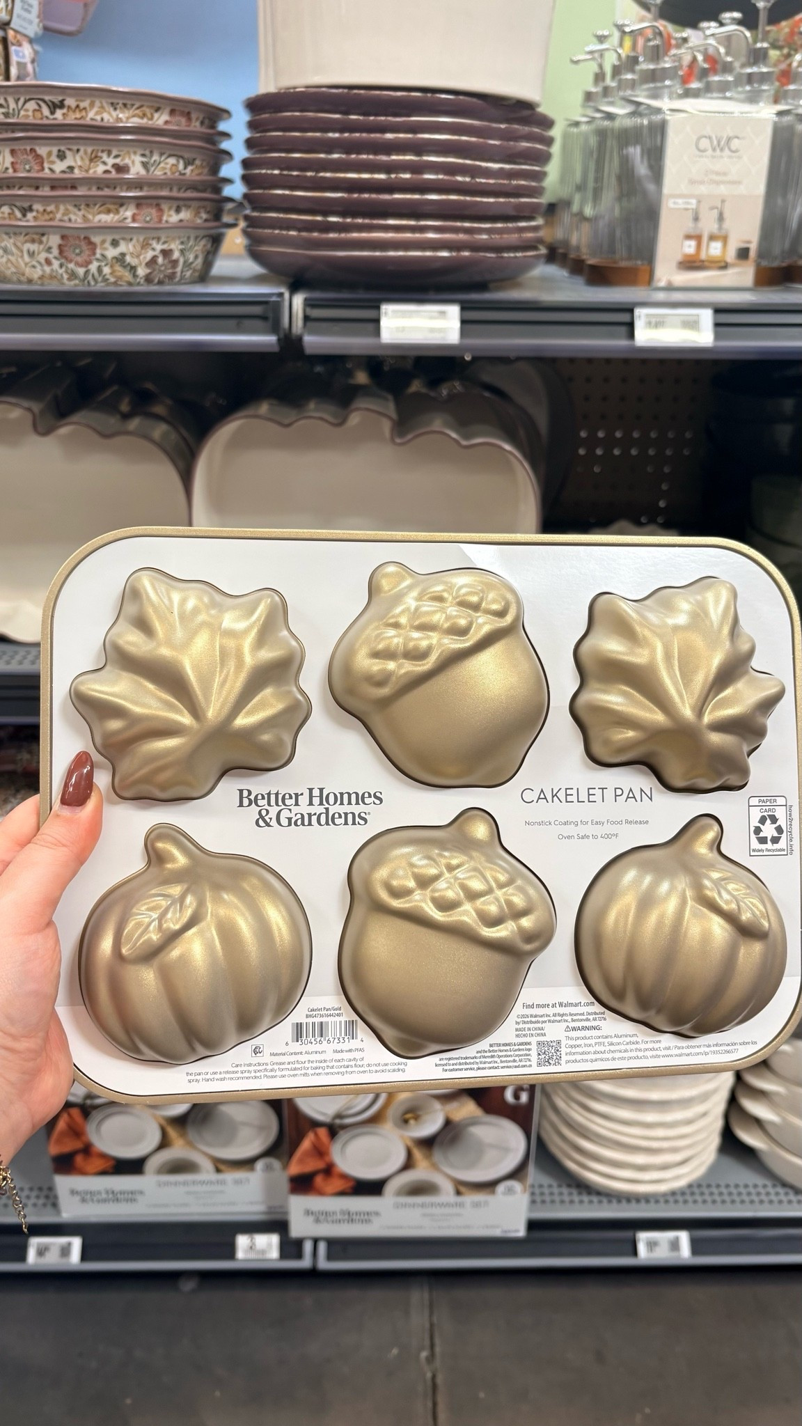 The cutest autumnal baking tin

Walmart / Walmart finds / Walmart kitchen / cooking / kitchen / kitchenware / dining / baking / baking tin / baking molds / jello molds / fall / autumn / sale / sale alert / baking supplies / cooking supplies / baking accessories / cooking accessories

#LTKHome #LTKSeasonal #LTKSaleAlert