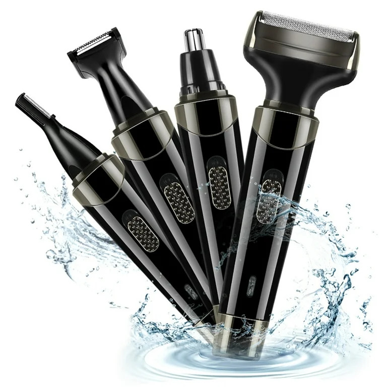 Electric Shaver for Men Women, 4 in 1 Rechargeable Razor Waterproof Painless Epilator Nose Hair R... | Walmart (US)