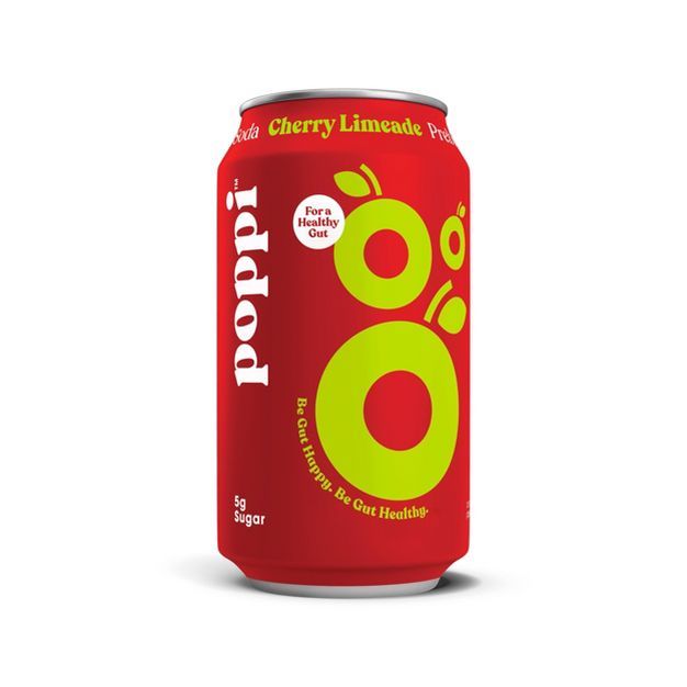 Poppi Cherry Limeade Prebiotic Soda - 12 fl oz Can | Target