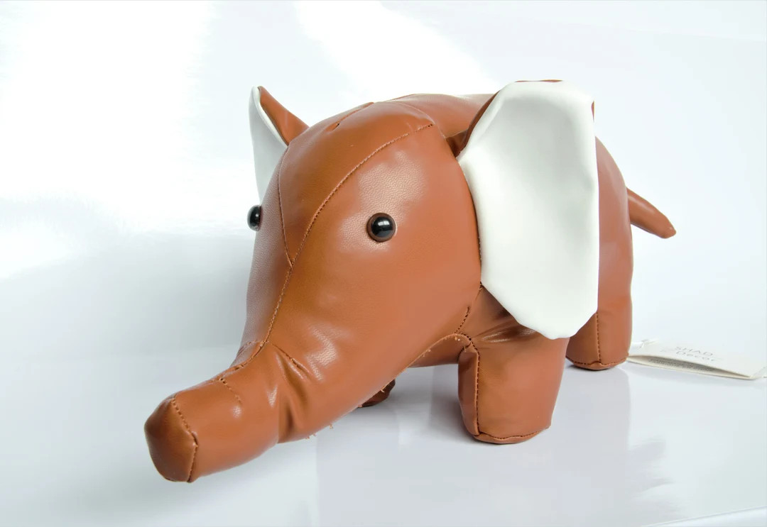 Leather Elephant Animal Ottoman Elephant Animal Door - Etsy | Etsy (US)