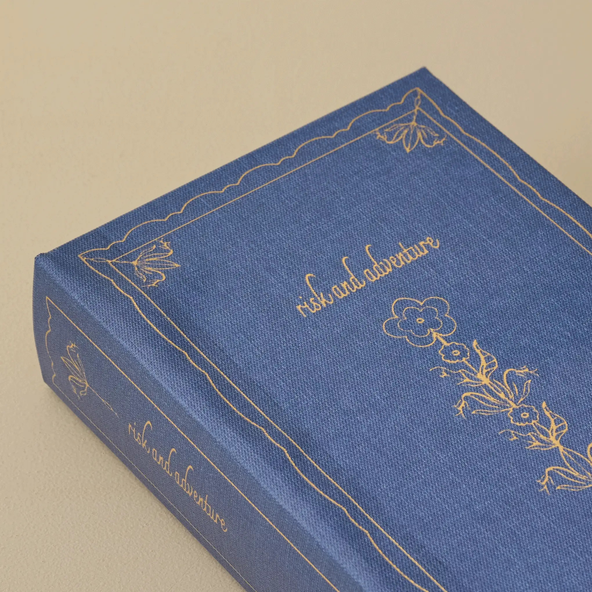 Antique Inspired Handcrafted Book Box | Magnolia