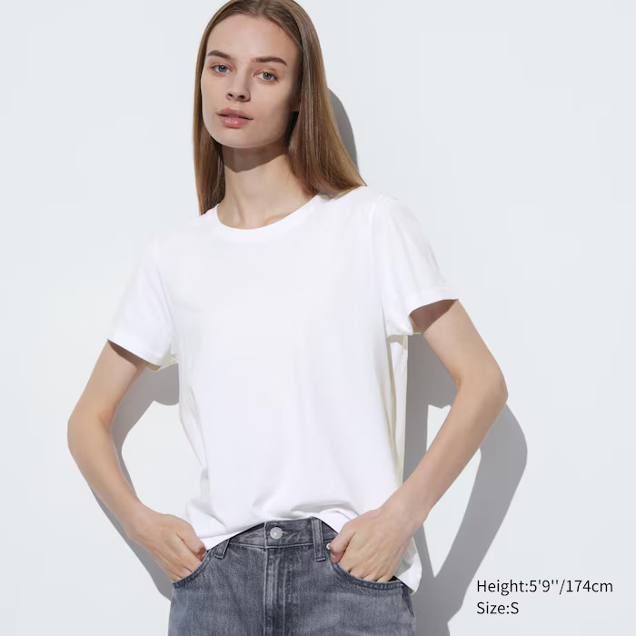 Supima® Cotton Crew Neck Short-Sleeve T-Shirt | UNIQLO (US)