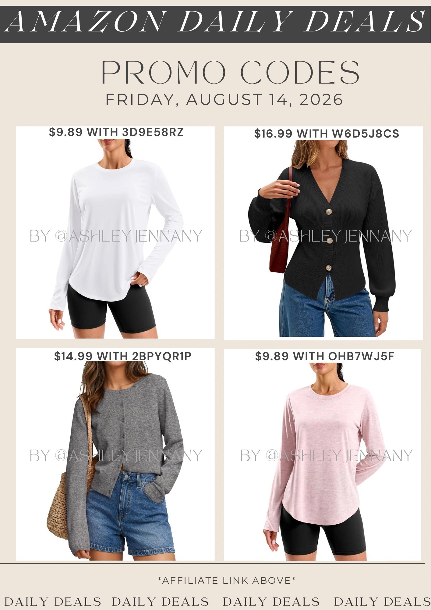 Amazon deals

#LTKSaleAlert #LTKMidsize #LTKSeasonal