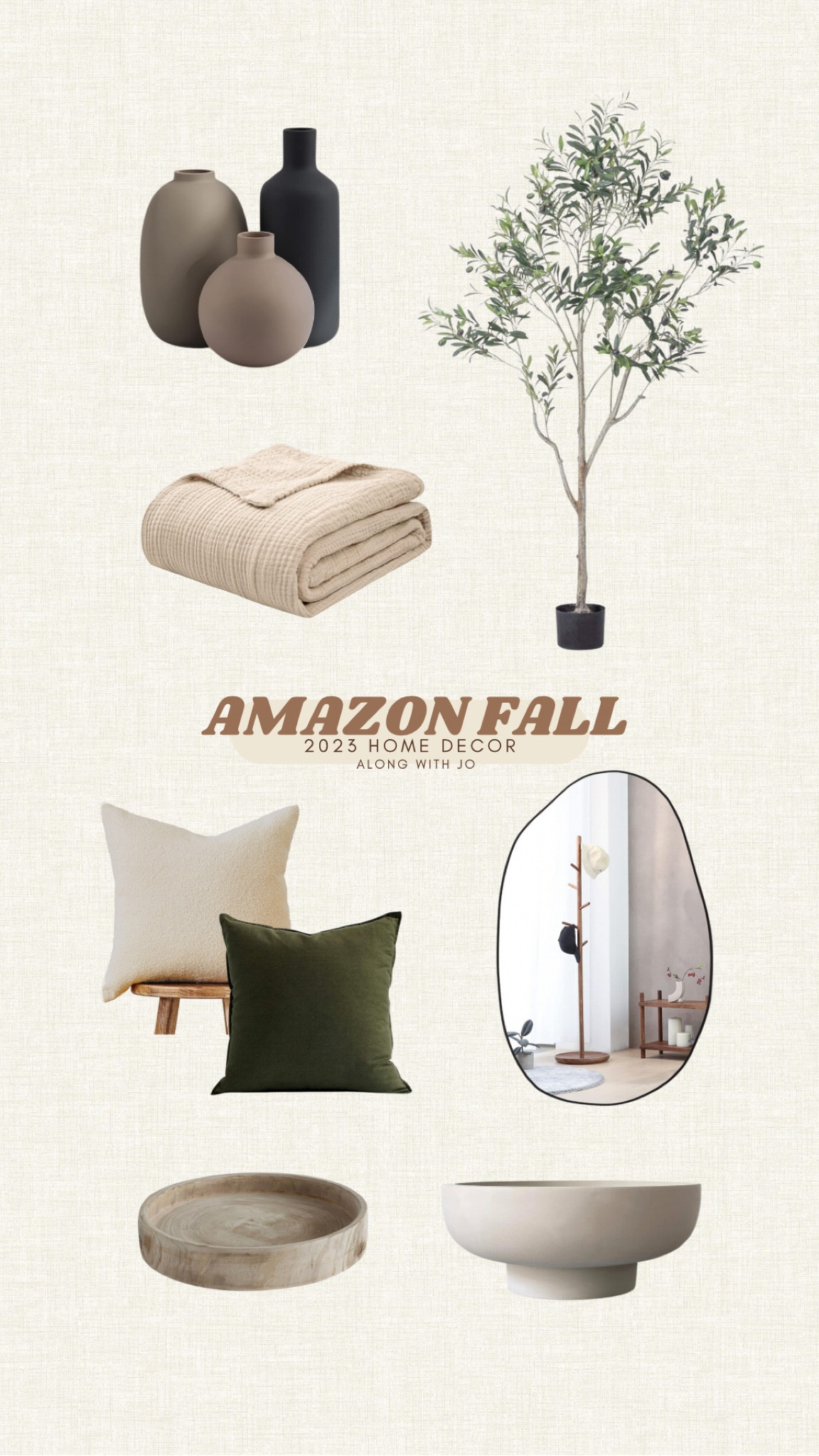 amazon fall home decor, throw blanket, decorative bowl, mirror, throw pillow, organic modern, vases, olive tree

#LTKSeasonal