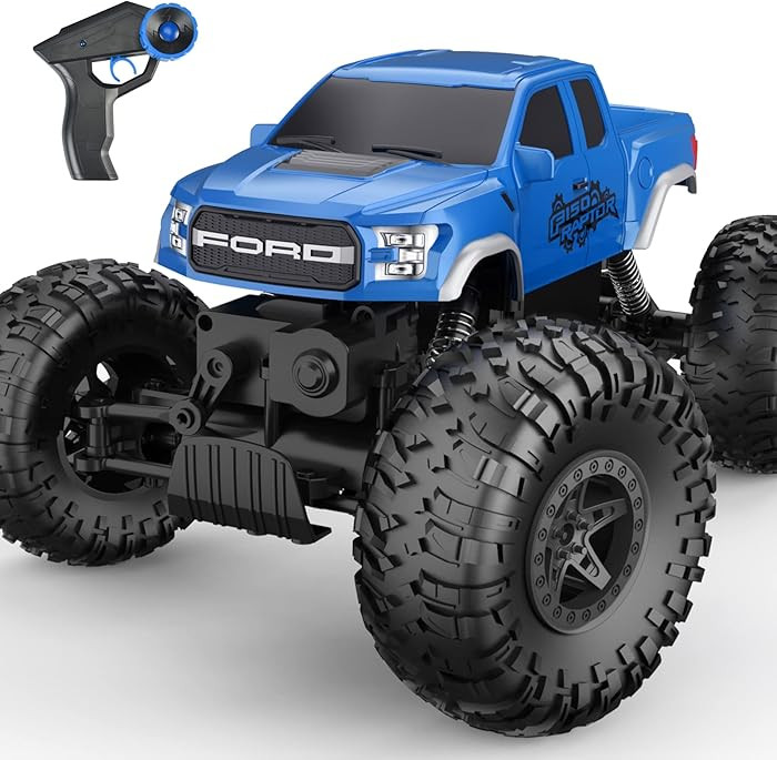 DOUBLE E Ford Raptor F150 RC Car 4WD Monster Trucks for Boys,11 Inches Off Road Crawler Vehicle R... | Amazon (US)