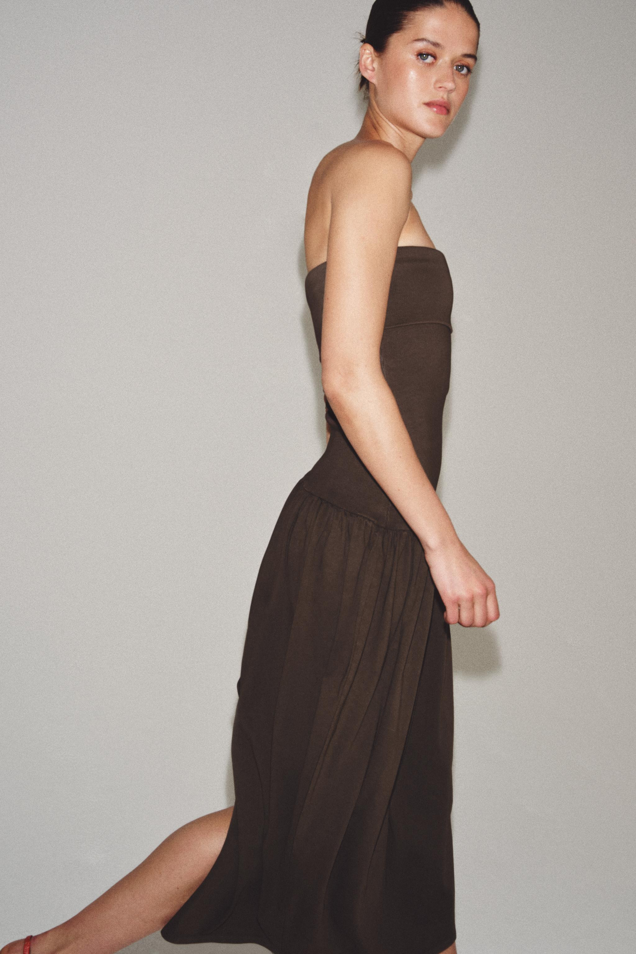 COMBINATION BANDEAU DRESS | Zara US