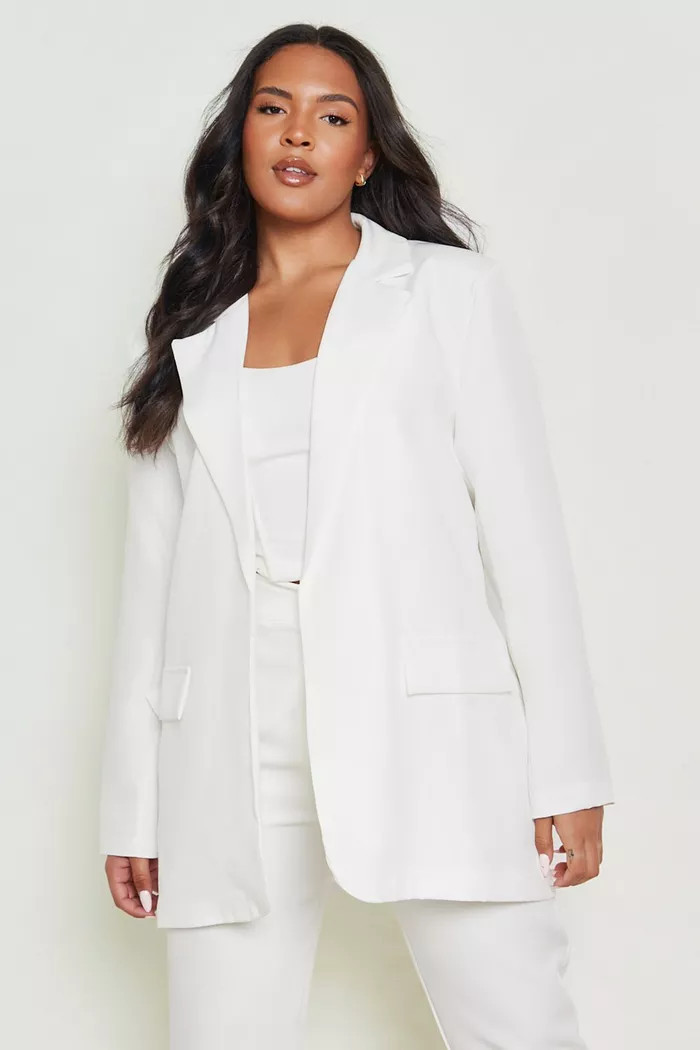 Plus Oversized Dad Blazer & Pants Suits | boohoo (US & Canada)