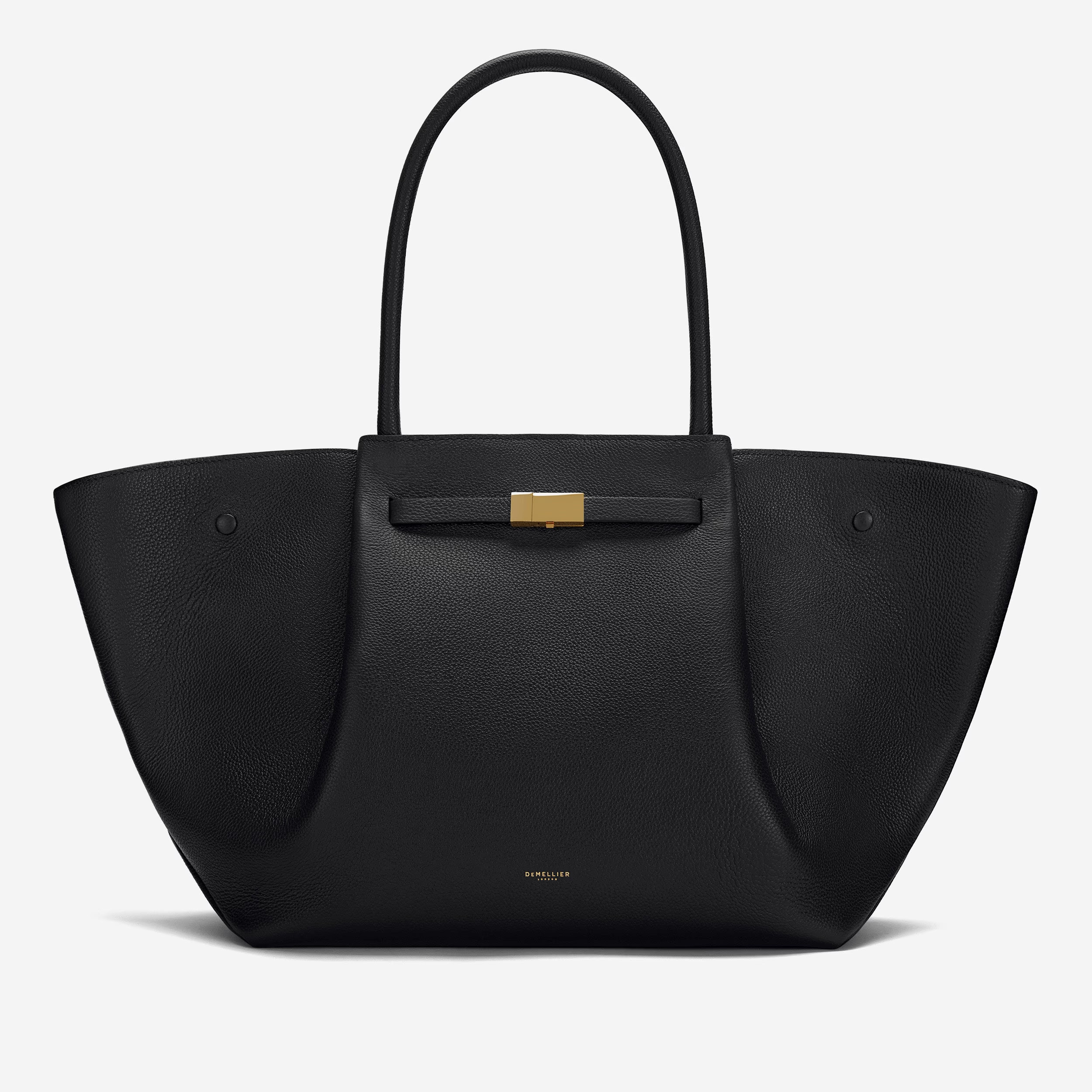 The New York | Black Small Grain | DeMellier | DeMellier