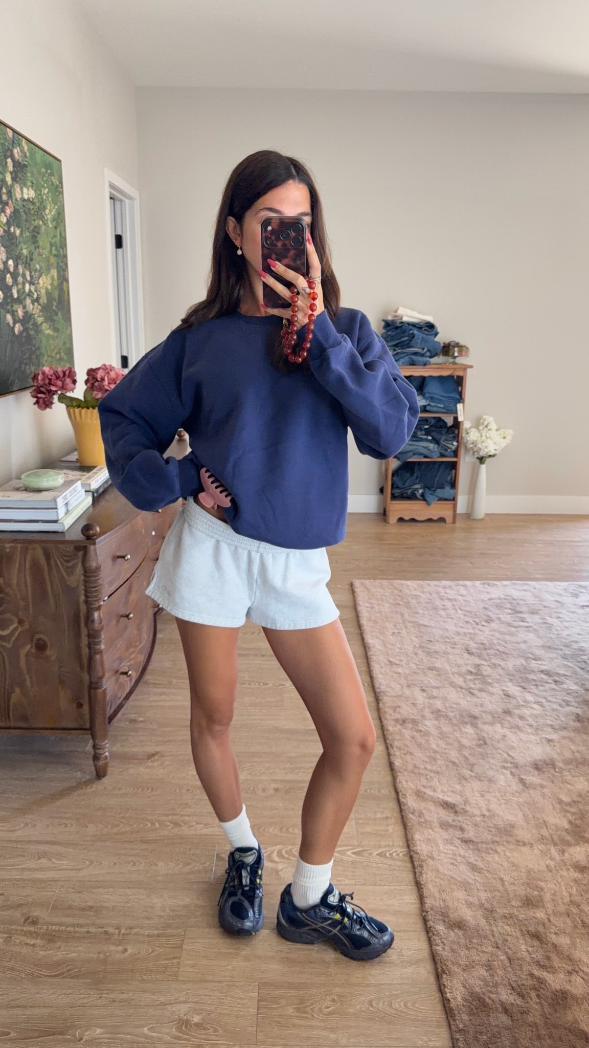 Spring walk outfit! L crewneck and M shorts (I prefer S)

#LTKsummer #LTKstyletip #LTKfitness