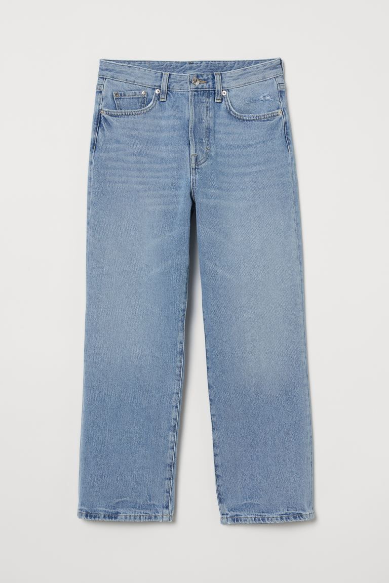 Straight High Ankle Jeans | H&M (UK, MY, IN, SG, PH, TW, HK)