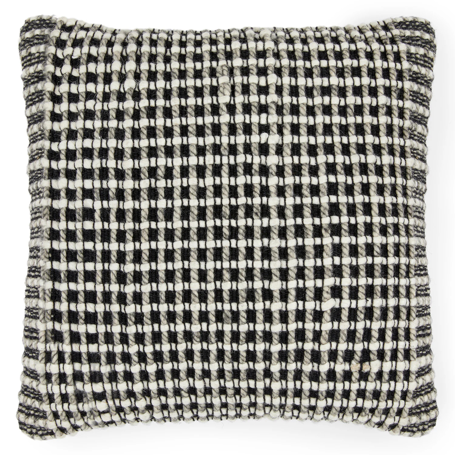 Ren Large Pillow - Black Weave | Article