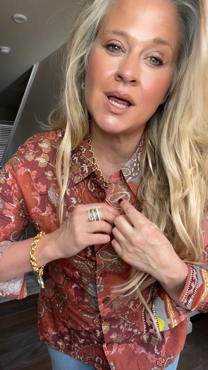  ✨Tap the bell, save and ❤️ for over 40 fashion, midlife style, midsize fashion and luxury looks for less. 

Spring looks, Midlife style for real women who want to feel confident again. Over 40 fashion and over 50 style that works with changing bodies, perimenopause shifts, and real life. Think midsize fashion, Gen X style and up, body confidence, and mom outfits that feel polished, comfortable, and elevated...because style over 45 and over 50 should feel effortless, not stressful.

👑"Helping you look good, feel good!" - Lindsey Denver

⬇️Sizing information:
Too medium (size down if in between sizes.)
Jeans 31 (size up if in between sizes.)


Follow my LTK @Over40andmidlife on the @shop.LTK app to view this post and get my exclusive app-only content!

#liketkit 
@shop.ltk
https://liketk.it/5Tc3e

Follow my LTK @Over40andmidlife on the @shop.LTK app to view this post and get my exclusive app-only content!

#liketkit #LTKMidsize #LTKOver40 #LTKmomlife
@shop.ltk
https://liketk.it/5Tcke