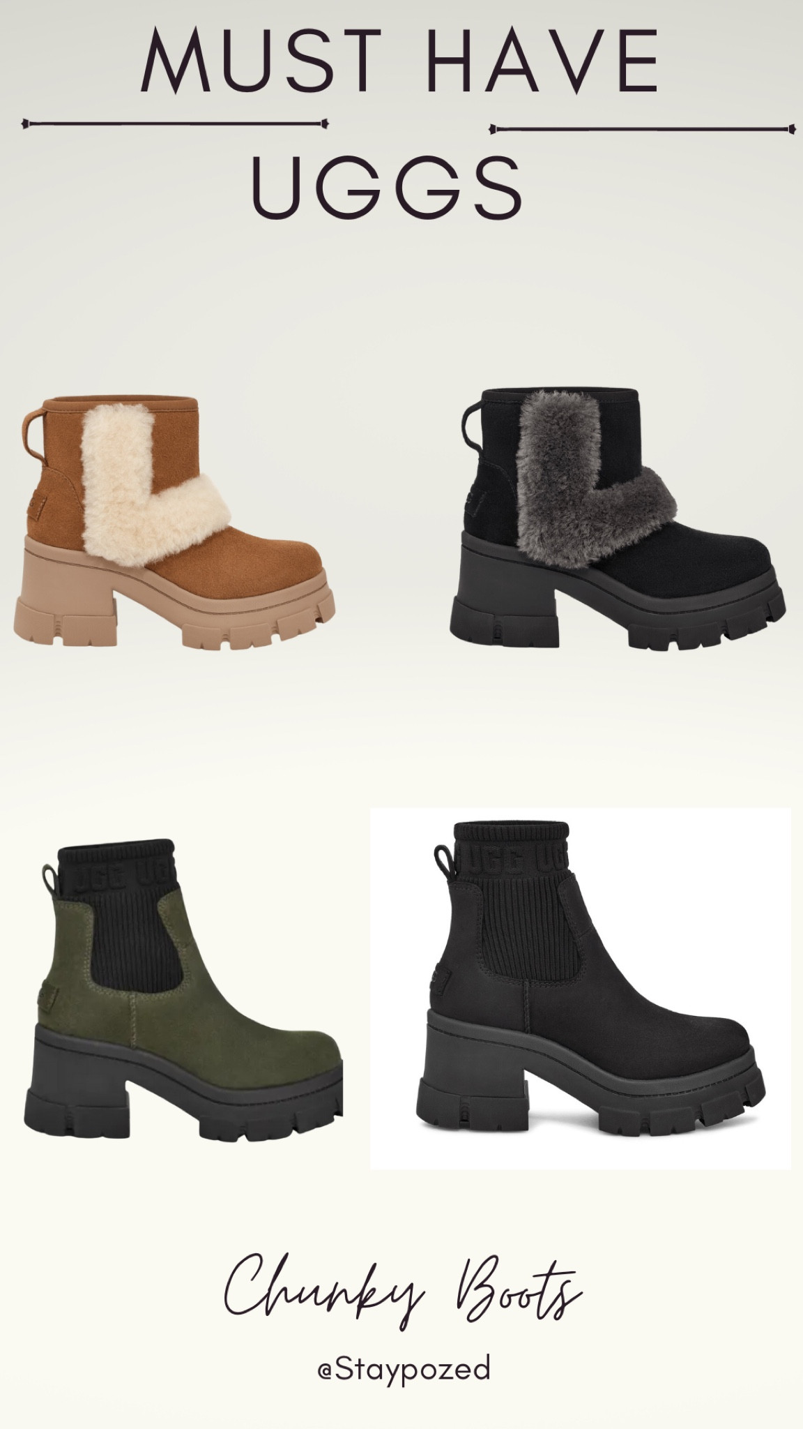 Chunky boots by Uggs

#LTKHoliday #LTKGiftGuide #LTKSeasonal
